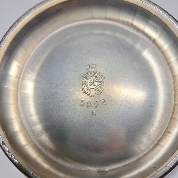 Wilcox Silverplate Co Teapot 5002 Antique Victorian Floral Vintage Etched Ornate - Picture 7 of 7